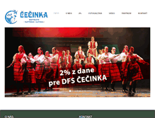 Tablet Screenshot of cecinka.sk